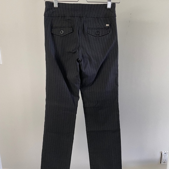 Pull-on Point Zero Black Striped Dress Pants - Picture 2 of 3